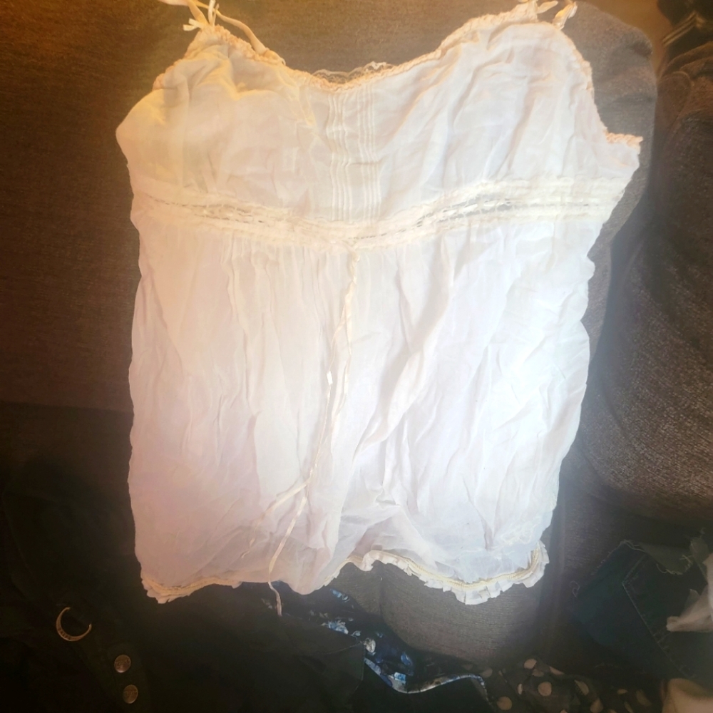 Free People Gauzy Tank Top